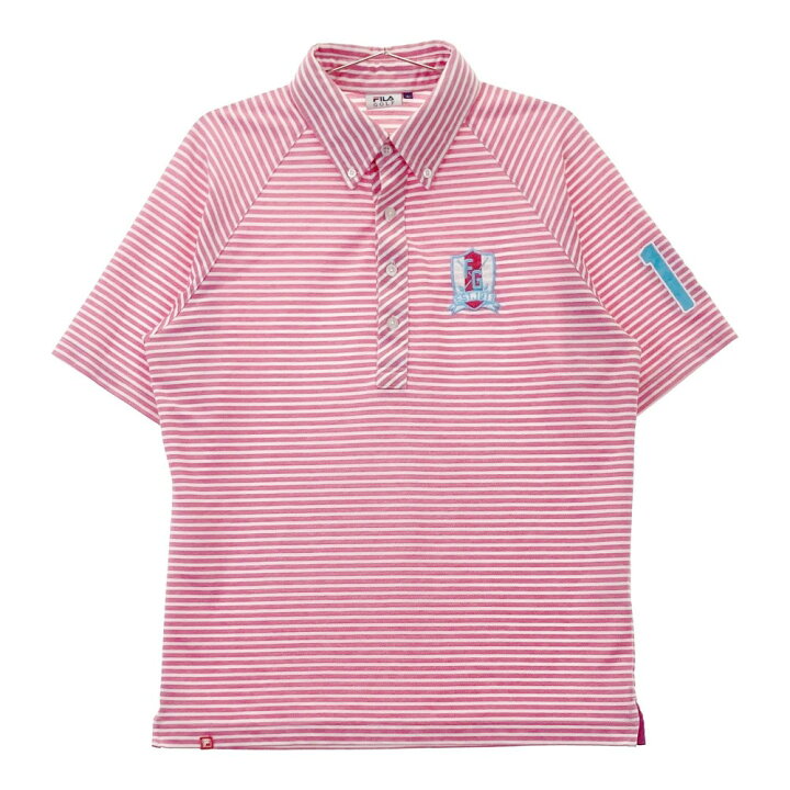 楽天市場】FILA GOLF フィラゴルフ 半袖ポロシャツ ボタンダウン 
