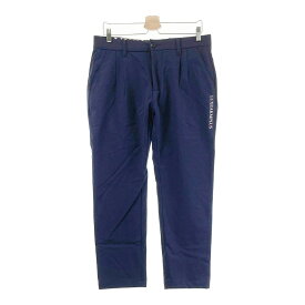LUXEAKMPLUS リュクスエイケイエムプラス ストレッチパンツ ネイビー系 XL 【中古】ゴルフウェア メンズ