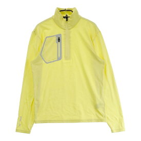 RLX ラルフローレン 裏起毛 ハーフジップ 長袖Tシャツ イエロー系 XS 【中古】ゴルフウェア メンズ