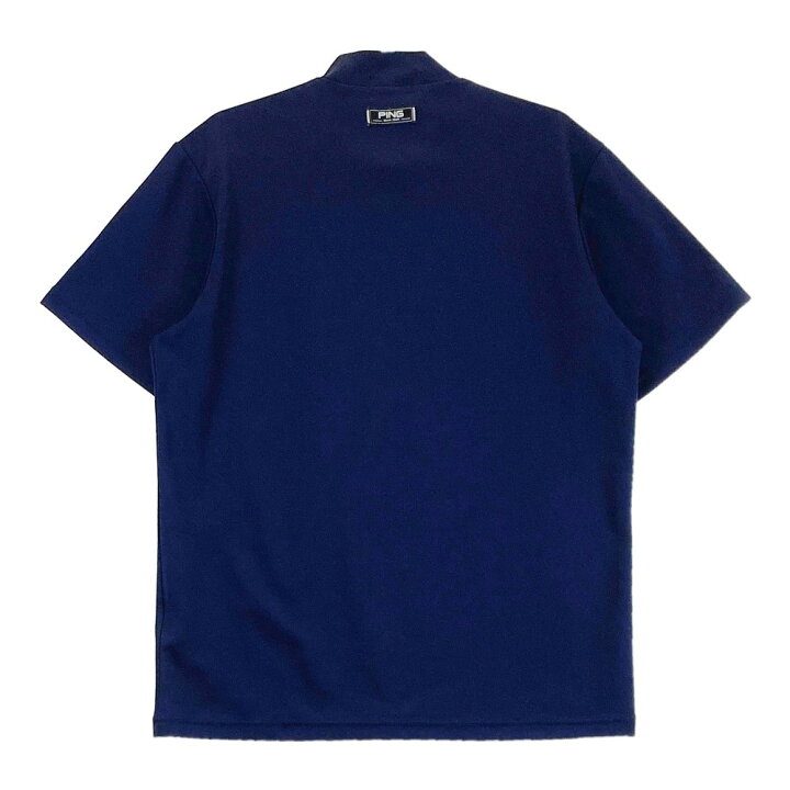 楽天市場】PING ピン 2024年モデル モックネック 半袖Tシャツ ネイビー 