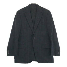 HUGO BOSS ヒューゴボス スーツ セットアップ ストライプ柄 ブラック系 46 【中古】メンズ