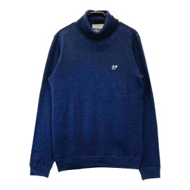 MASTER BUNNY EDITION マスターバニーエディション roberto collina タートルネック ニット セーター ネイビー系 4 【中古】ゴルフウェア メンズ