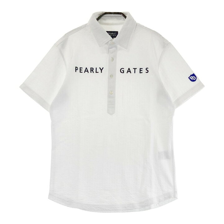 楽天市場】PEARLY GATES パーリーゲイツ 半袖ポロシャツ ホワイト系 4 