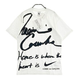COMME des GARCONS コムデギャルソン ×NIKE 大坂なおみ 半袖Tシャツ ホワイト系 S 【中古】メンズ