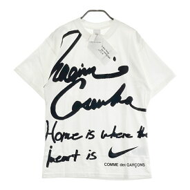 COMME des GARCONS コムデギャルソン ×NIKE 大坂なおみ 半袖Tシャツ ホワイト系 S 【中古】メンズ