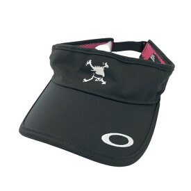OAKLEY オークリー サンバイザー スカル ブラック系 【中古】ゴルフウェア
