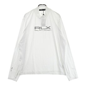RLX ラルフローレン ハイネック 長袖Tシャツ ホワイト系 XL 【中古】ゴルフウェア メンズ