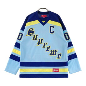 SUPREME シュプリーム 25AW Fire & Ice Hockey Jersey 長袖Tシャツ ブルー系 S 【中古】メンズ