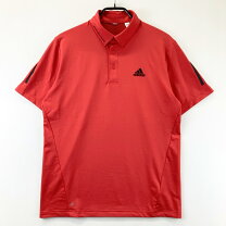 楽天市場】adidas ポロシャツ（カラーレッド）（メンズウェア｜ウェア 