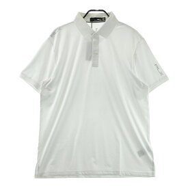RLX ラルフローレン 半袖ポロシャツ ホワイト系 XL 【中古】ゴルフウェア メンズ