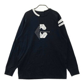 CRONOS クロノス CR-LS-0028 長袖Tシャツ ブラック系 38(M) 【中古】メンズ