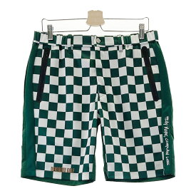 DEVEREUX GOLF デヴァローゴルフ ハーフパンツ チェッカー グリーン系 XL 【中古】ゴルフウェア メンズ
