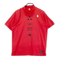ARCHIVIO アルチビオ ハイネック 半袖Tシャツ レッド系 48 【中古】ゴルフウェア メンズ