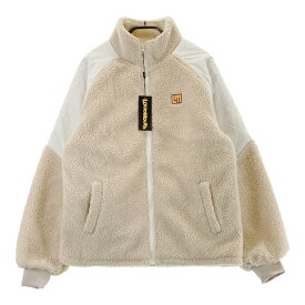 LOUD MOUTH ラウドマウス 2025年モデル ボア×タフタ配色ジップブルゾン 復刻 ベージュ系 M 【中古】ゴルフウェア メンズ