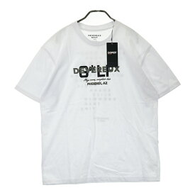 DEVEREUX GOLF デヴァローゴルフ 半袖Tシャツ ホワイト系 LARGE 【中古】ゴルフウェア メンズ