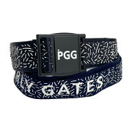 PGG PEARLY GATES パーリーゲイツ ベルト ネイビー系 【中古】ゴルフウェア