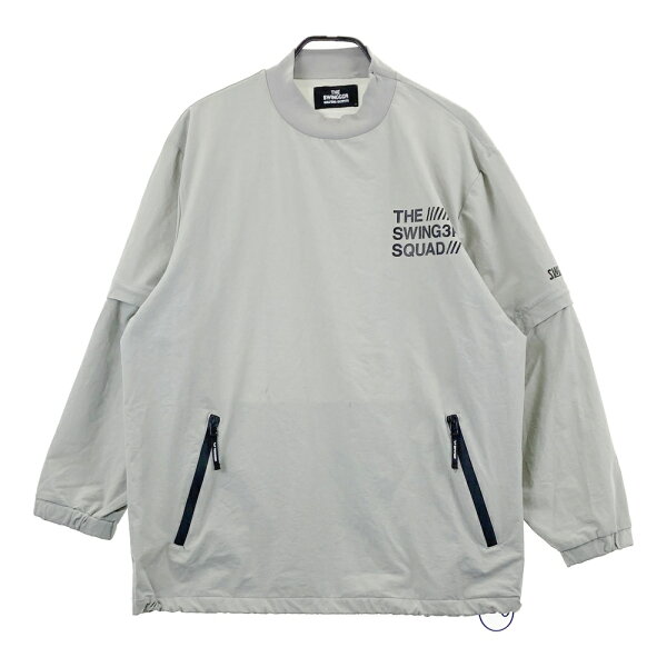 THE SWINGGGR ザ スウィンガー 2024年モデル 2WAY 長袖ブルゾン  グレー系 3 【中古】ゴルフウェア メンズ