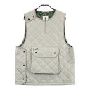 8G SHOOT エイジシュート 8G24-026 QUILTED VEST 中綿ベスト ベージュ系 M 【中古】ゴルフウェア メンズ