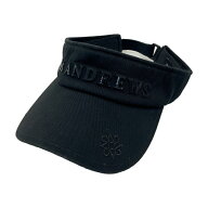 ST ANDREWS セントアンドリュース サンバイザー ブラック系 FR 【中古】ゴルフウェア