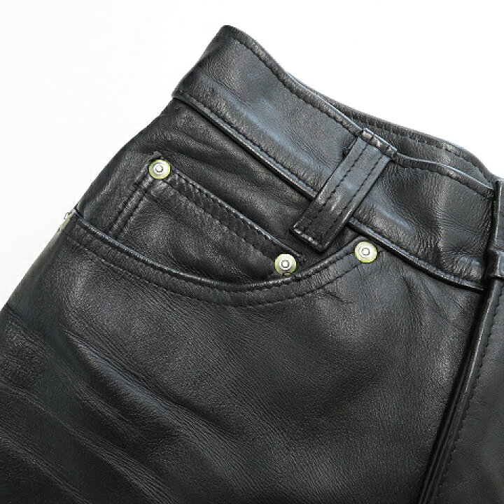 楽天市場】SCHOTT ショット レザーパンツ ブラック系 28 【中古 