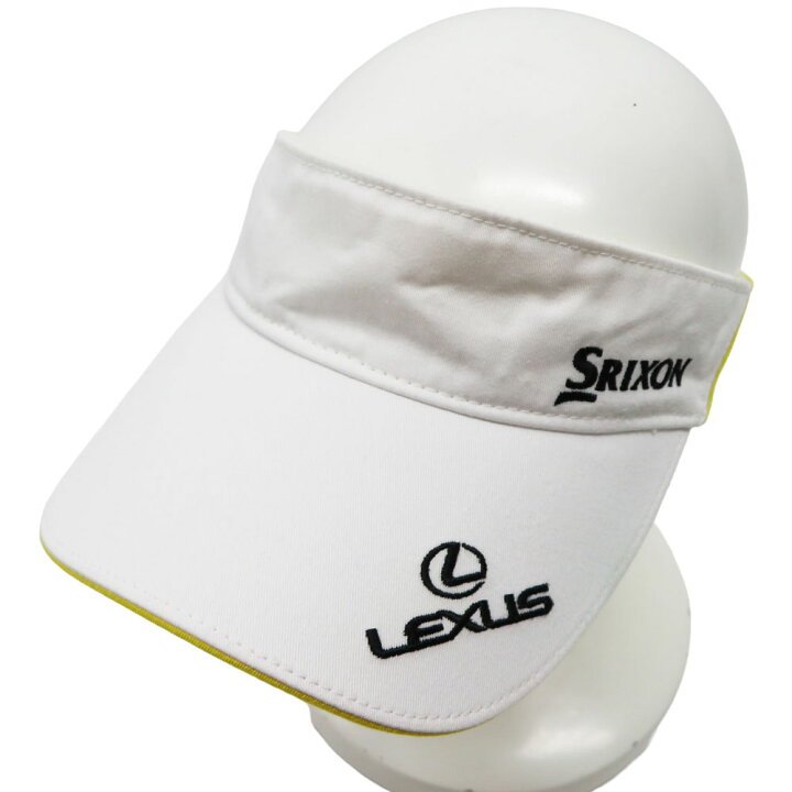 楽天市場】SRIXON スリクソン サンバイザー レクサス ホワイト系 