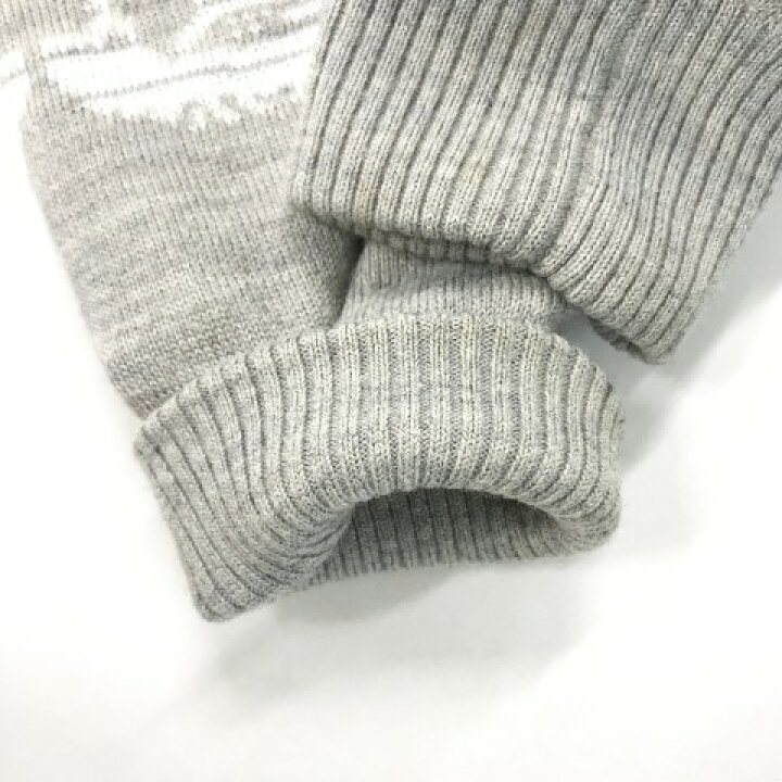 CALLAWAY キャロウェイ ウール混 ニット ジップジャケット 総柄 グレー系 L 【中古】ゴルフウェア メンズ 中古ゴルフウェア通販STST CALLAWAY キャロウェイ ウール混 ニット ジップパーカー サイズ M
