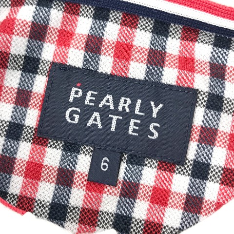 楽天市場】PEARLY GATES パーリーゲイツ 半袖ポロシャツ ギンガム 