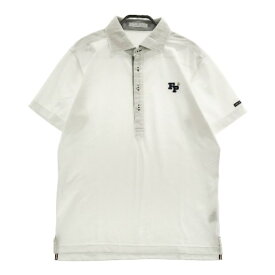 FAIRY POWDER フェアリーパウダー 半袖ポロシャツ 刺繍 ホワイト系 3 【中古】ゴルフウェア メンズ