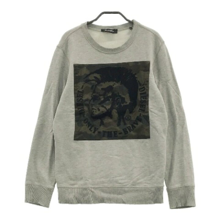 楽天市場】DIESEL ディーゼル スウェットトレーナー グレー系 XS 