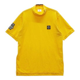 MARK&LONA マークアンドロナ 2023年モデル ハイネック 半袖 Tシャツ イエロー系 48 【中古】ゴルフウェア メンズ