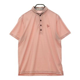 FAIRY POWDER フェアリーパウダー 半袖ポロシャツ ピンク系 L 【中古】ゴルフウェア メンズ