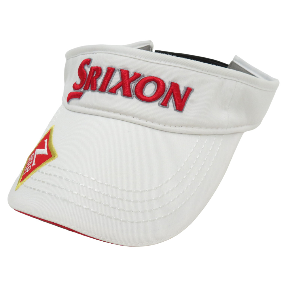 楽天市場】SRIXON スリクソン サンバイザー ホワイト系 F(54-60cm