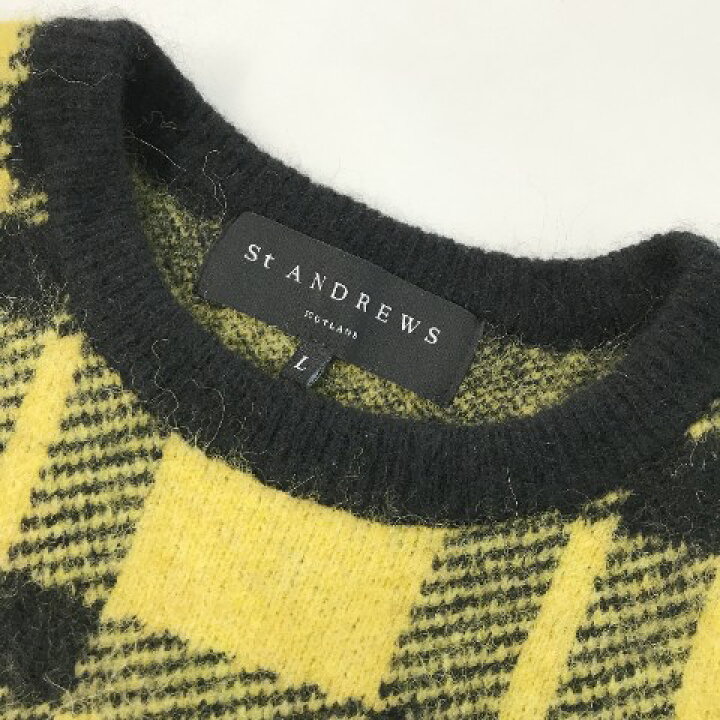 楽天市場】ST ANDREWS セントアンドリュース クルーネック長袖ニット 