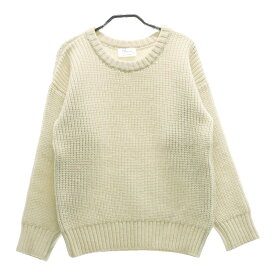 SOPHNET. ソフネット ×yarmo 18AW BRITISH WOOL CREW NECK KNIT ニット ホワイト系 S 【中古】メンズ