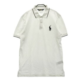 POLO GOLF ポロゴルフ 半袖ポロシャツ ホワイト系 M 【中古】ゴルフウェア メンズ