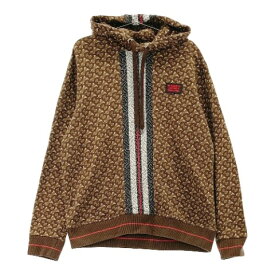 BURBERRY バーバリー スウェットパーカー フーディー TBモノグラム ベージュ系 M 【中古】メンズ