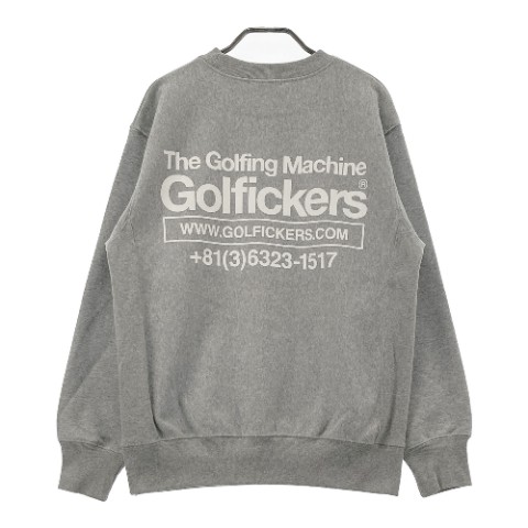Golfickers ゴルフィッカーズ 30957K スウェットトレーナー グレー系 M 【中古】ゴルフウェア メンズ | 中古ゴルフウェア通販STST