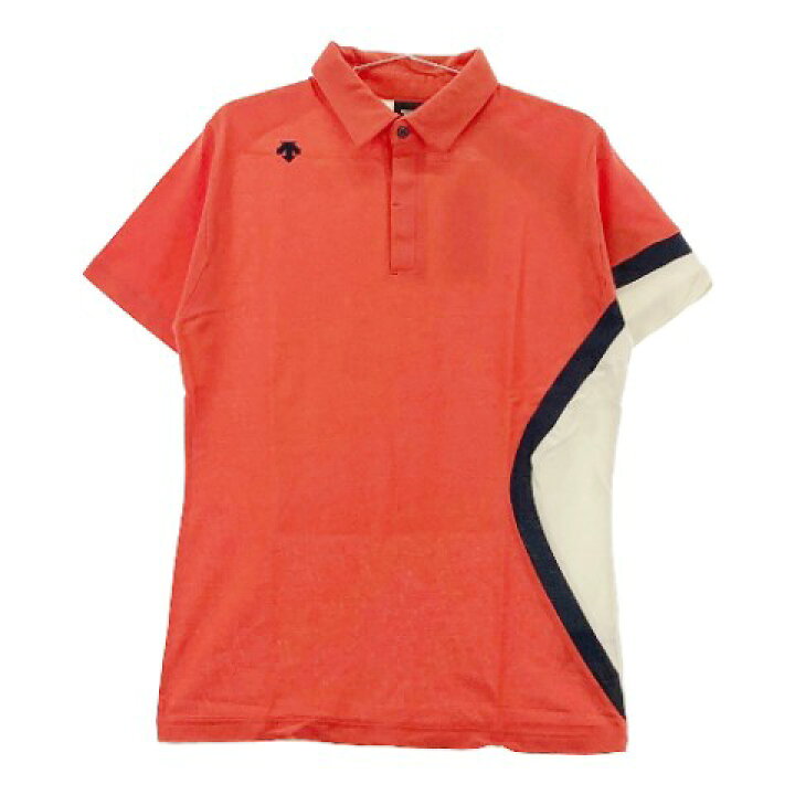 楽天市場】DESCENTE GOLF デサントゴルフ 半袖ポロシャツ オレンジ系 M 