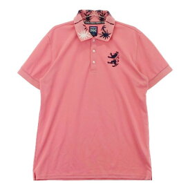 ADMIRAL アドミラル 半袖ポロシャツ ピンク系 XL 【中古】ゴルフウェア メンズ