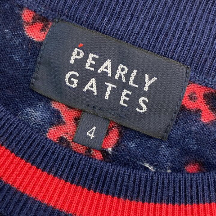 楽天市場】PEARLY GATES パーリーゲイツ ウール ニットセーター 