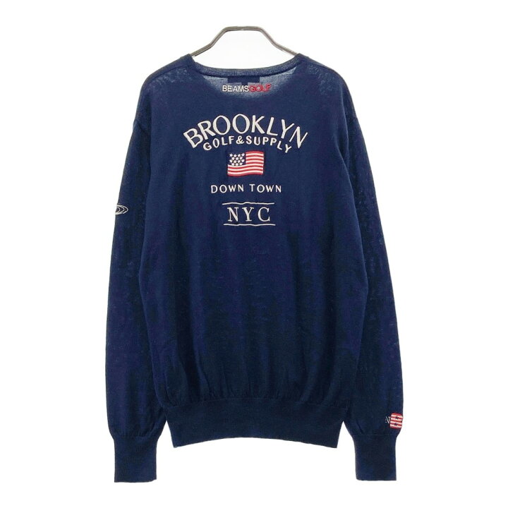楽天市場】BEAMS GOLF ビームスゴルフ 長袖ウール ニットセーター 