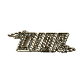 Christian Dior クリスチャン ディオール バッジ チャーム DIORロゴ ゴールド系 【中古】