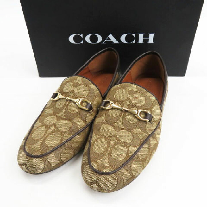 楽天市場】COACH コーチ FG4568 ローファー HALEY シグネチャー 