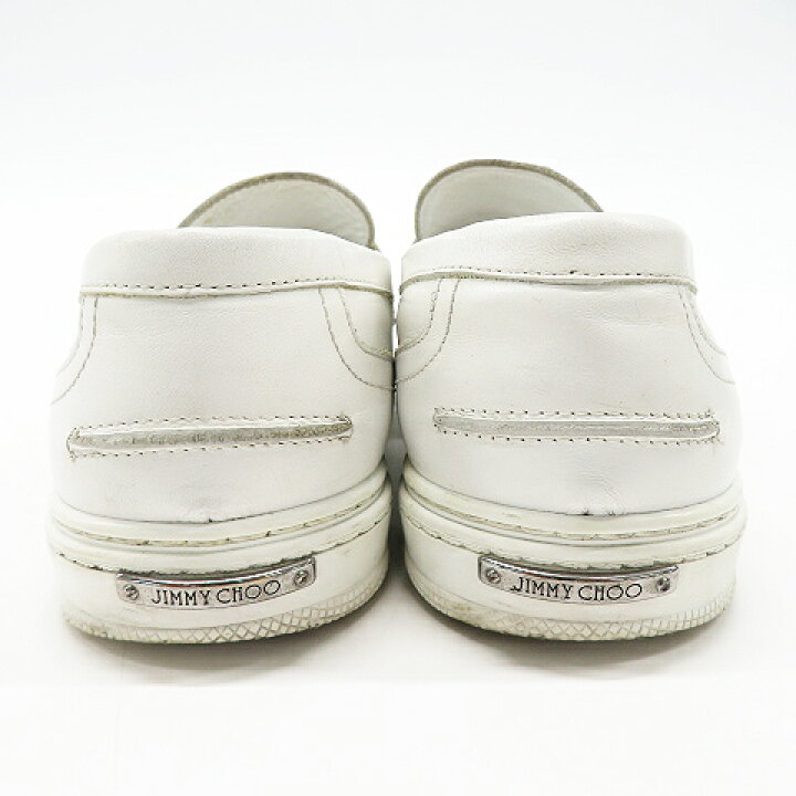 楽天市場】JIMMY CHOO ジミーチュウ ローファー ホワイト系 41 【中古 
