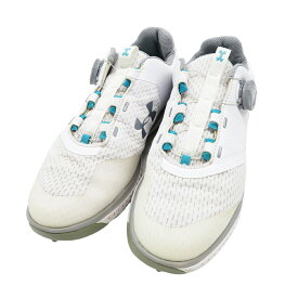 UNDER ARMOUR アンダーアーマー ゴルフシューズ FADE RST BOA ホワイト系 23 【中古】ゴルフウェア レディース