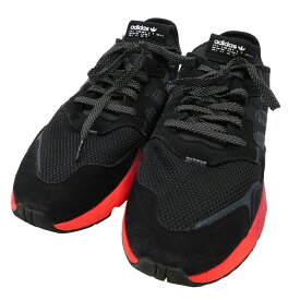 adidas アディダス FX1397 NITE JOGGER スニーカー ブラック系 28.5cm 【中古】メンズ