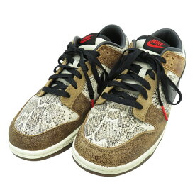 NIKE ナイキ F15434-120 DUNK LOW PRM Nike スニーカー ブラウン系 26 【中古】メンズ