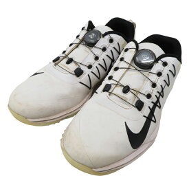 NIKE GOLF ナイキゴルフ AH6990 ゴルフシューズ ルナ コマンド 2 Boa ホワイト系 24cm 【中古】ゴルフウェア レディース