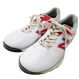 NEW BALANCE GOLF ニューバランスゴルフ MG2500WR ゴルフシューズ ホワイト系 24 【中古】ゴルフウェア レディース