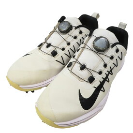 NIKE GOLF ナイキゴルフ 849970-100 ゴルフシューズ ルナ コマンド 2 BOA ホワイト系 25 【中古】ゴルフウェア メンズ